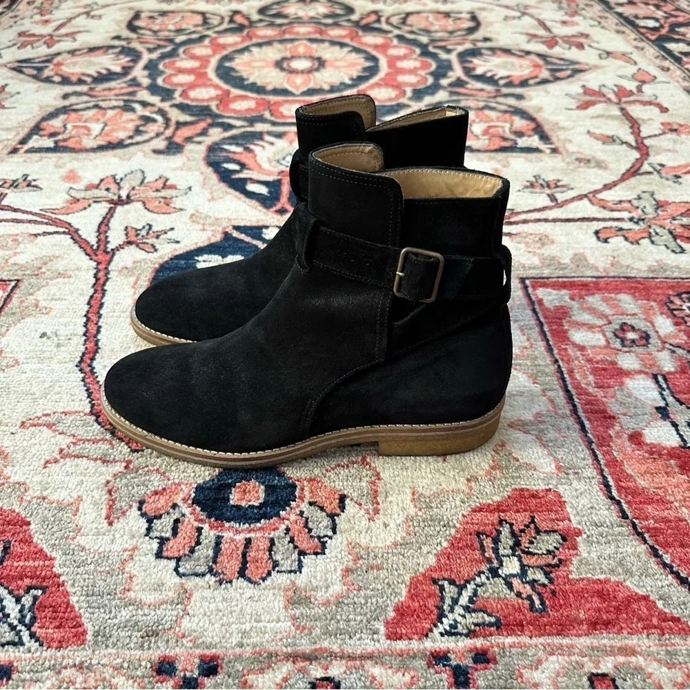 Represent Clo Italian Calf Suede Leather Strapped Boot